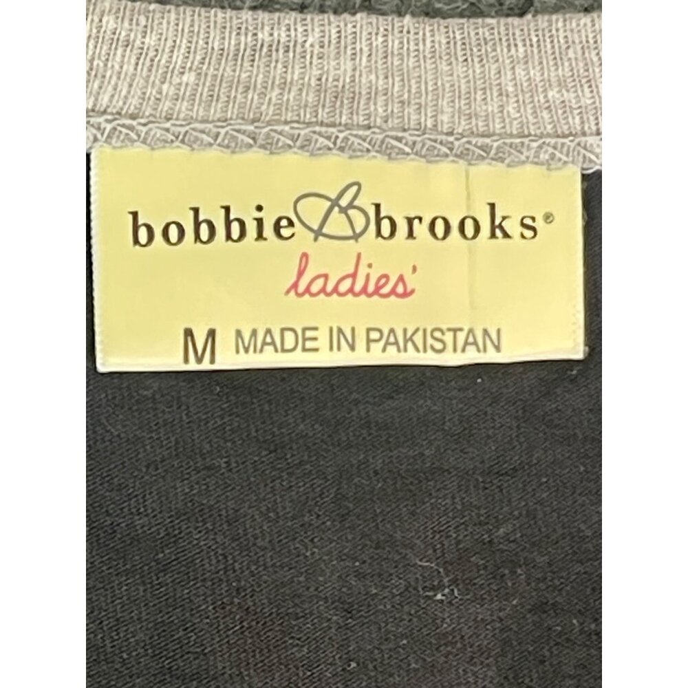 Bobbie Brooks Ladies New York Graphic Tee Medium Black & Gray Short Sleeve Casua